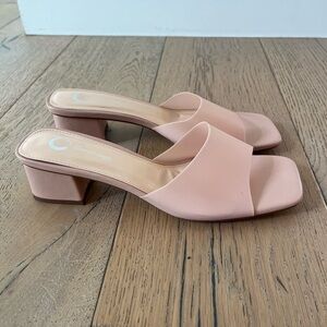 Journee Collection Women's Jaydin Tru Comfort Slip On Sandals, Nude Size 8.5M